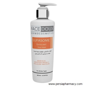 ژل شستشو صورت مدل لوفازوم LUFASOME حجم 200 میلی لیتر فیس دوکس FACE DOUX